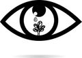 Eye icon, VECTOR , illustrations