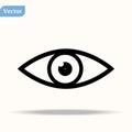 Eye Icon vector illustration. eye icon flat design