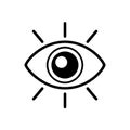 Eye icon, vision sign Ã¢â¬â vector