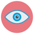 Eye Isolated Vector icon which can easily modify or edit Royalty Free Stock Photo