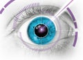 Eye laser surgery lasik icon