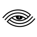 Eye logo Royalty Free Stock Photo