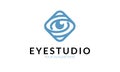 Eye Logo Template Royalty Free Stock Photo