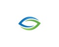 Eye logo vector design Royalty Free Stock Photo