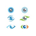 Eye logo vector Royalty Free Stock Photo