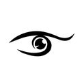 Eye logo vector illustration Royalty Free Stock Photo