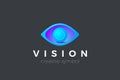 Eye Logo Vision design vector template