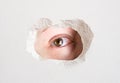 Eye looking Royalty Free Stock Photo