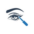 Eye Makeup Liner Application Icon Royalty Free Stock Photo