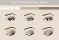 Eye makeup template vector