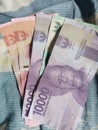 This eye money  from Indonesian full colour Royalty Free Stock Photo