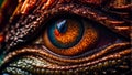 eye of a mythical dragon, fantastic very close up macro mystical monster design abstract