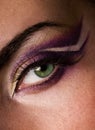 Eye paint Royalty Free Stock Photo