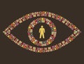 Eye - people pictogram