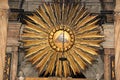 Eye of Providence in the church of the Holy sepulcher in Jerusalem , Israel Royalty Free Stock Photo