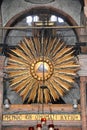 Eye of Providence in the church of the Holy sepulcher in Jerusalem , Israel Royalty Free Stock Photo