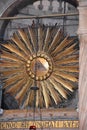 Eye of Providence in the church of the Holy sepulcher in Jerusalem , Israel Royalty Free Stock Photo