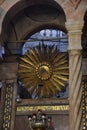 Eye of Providence in the church of the Holy sepulcher in Jerusalem , Israel Royalty Free Stock Photo