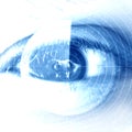 Eye scan Royalty Free Stock Photo