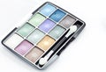 Eye shadow kit Royalty Free Stock Photo