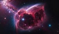 Eye shape Nebula .Rosette Nebula. Helix Nebula Royalty Free Stock Photo