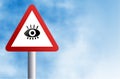 Eye sign Royalty Free Stock Photo