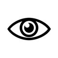 Eye sign icon Ã¢â¬â for stock Royalty Free Stock Photo