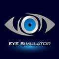 Eye Simulator Artwork for Technology related company Royalty Free Stock Photo