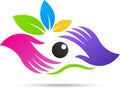 Eye speciality clinic logo Royalty Free Stock Photo