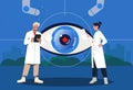 Eye surgery concept Royalty Free Stock Photo