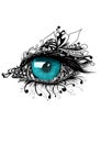 Eye tatto design abstracts backgrounds