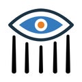 eye, tear, eyeball, eye tear icon