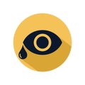 Eye tear icon vector for web, software, application, and mobile Royalty Free Stock Photo