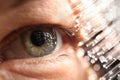 Eye technology Royalty Free Stock Photo