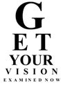 Eye test chart Royalty Free Stock Photo