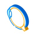 eye treatment ophthalmology isometric icon vector illustration