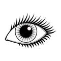 Eye Vector Icon Royalty Free Stock Photo