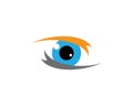 Eye vector icon Royalty Free Stock Photo