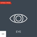 Eye Vector Icon Royalty Free Stock Photo