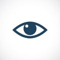 Eye vector icon Royalty Free Stock Photo