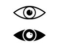 Eye Vector Logo, Vision Icon Template Illustration Design