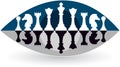 Eye view chess logo