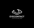 Eye vision logo template. Eyeball vector design