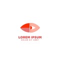 Eye watch logo template vector illustration icon element Royalty Free Stock Photo
