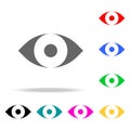 eye web icon. Elements in multi colored icons for mobile concept and web apps. Icons for website design and development, app devel Royalty Free Stock Photo