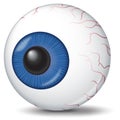 Eyeball illustration Royalty Free Stock Photo