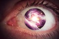 Eyeball Universe Royalty Free Stock Photo