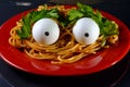 Eyeballs Spaghetti Alien Monster