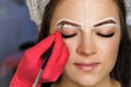 Eyebrow correction