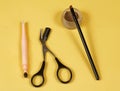 Eyebrows makeup accessories Royalty Free Stock Photo